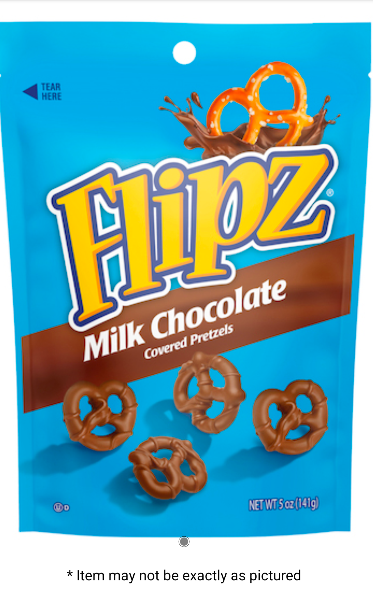 FLIPZ MILK CHOC PRETZ 5Z