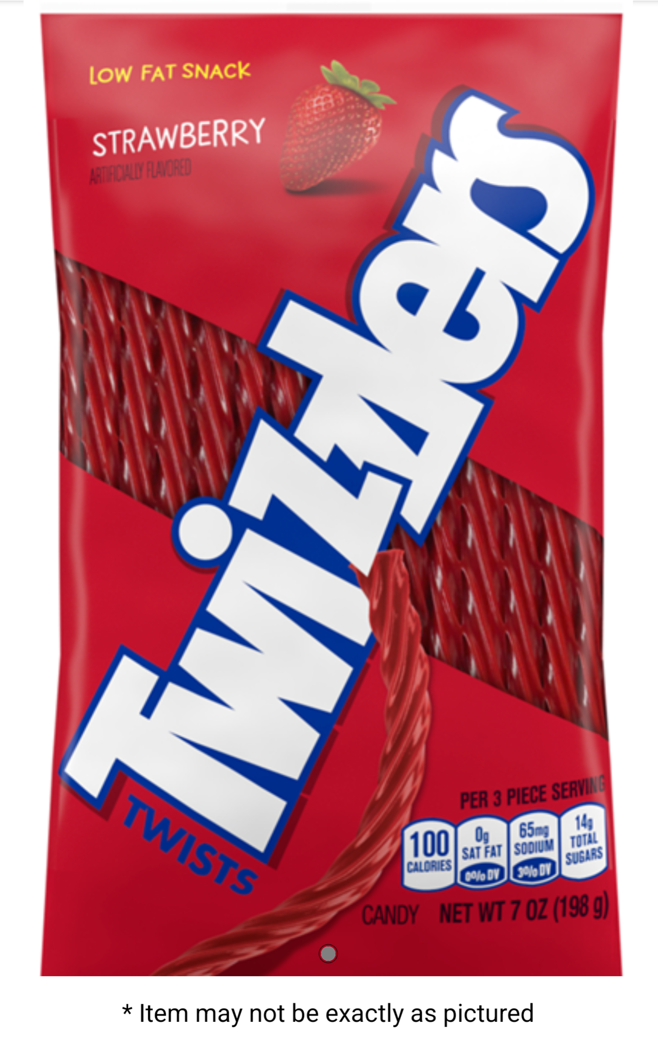 TWIZZLERS STRAWBERRY PEG BAG 7Z