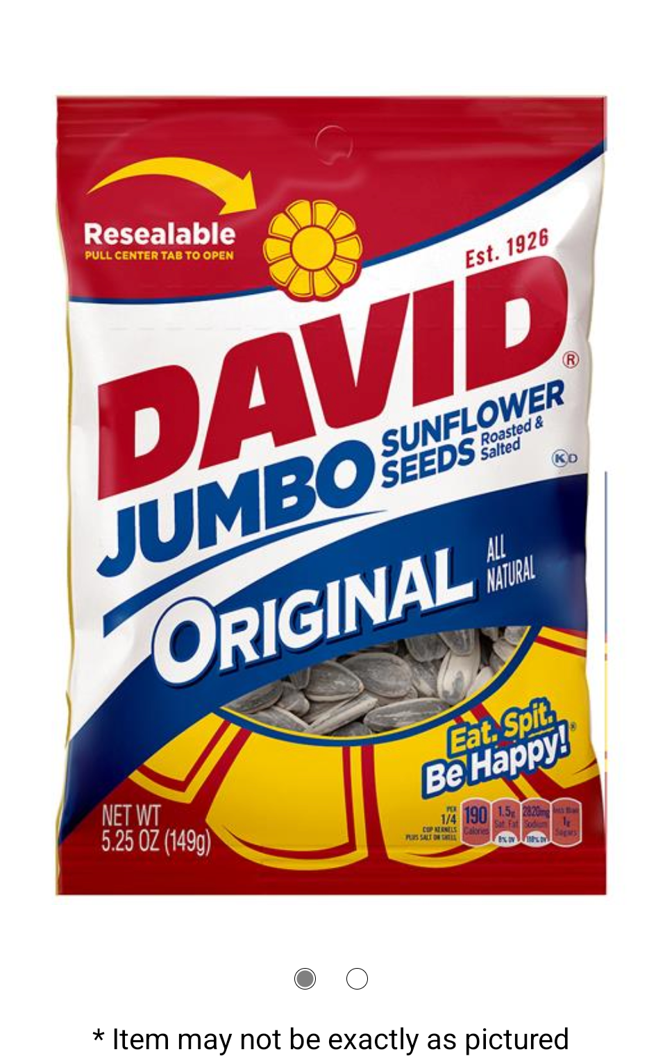 DAVID JUMBO ORIG 5.25oz !
