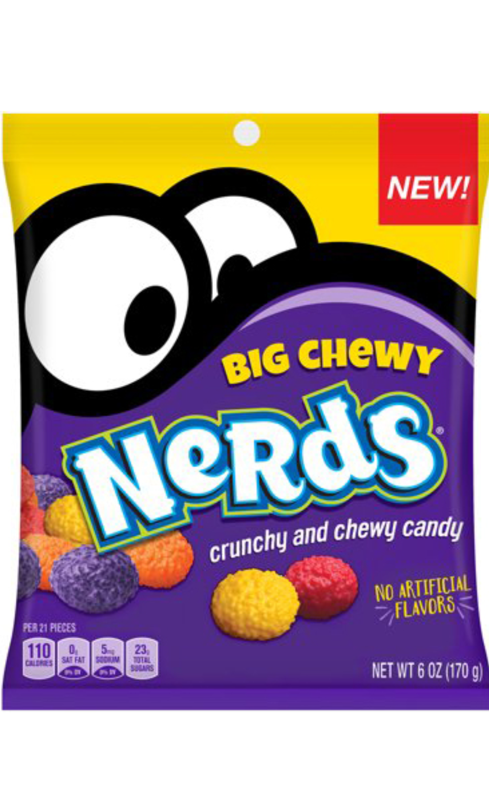 NERDS BIG CHEWY PEG 6Z !