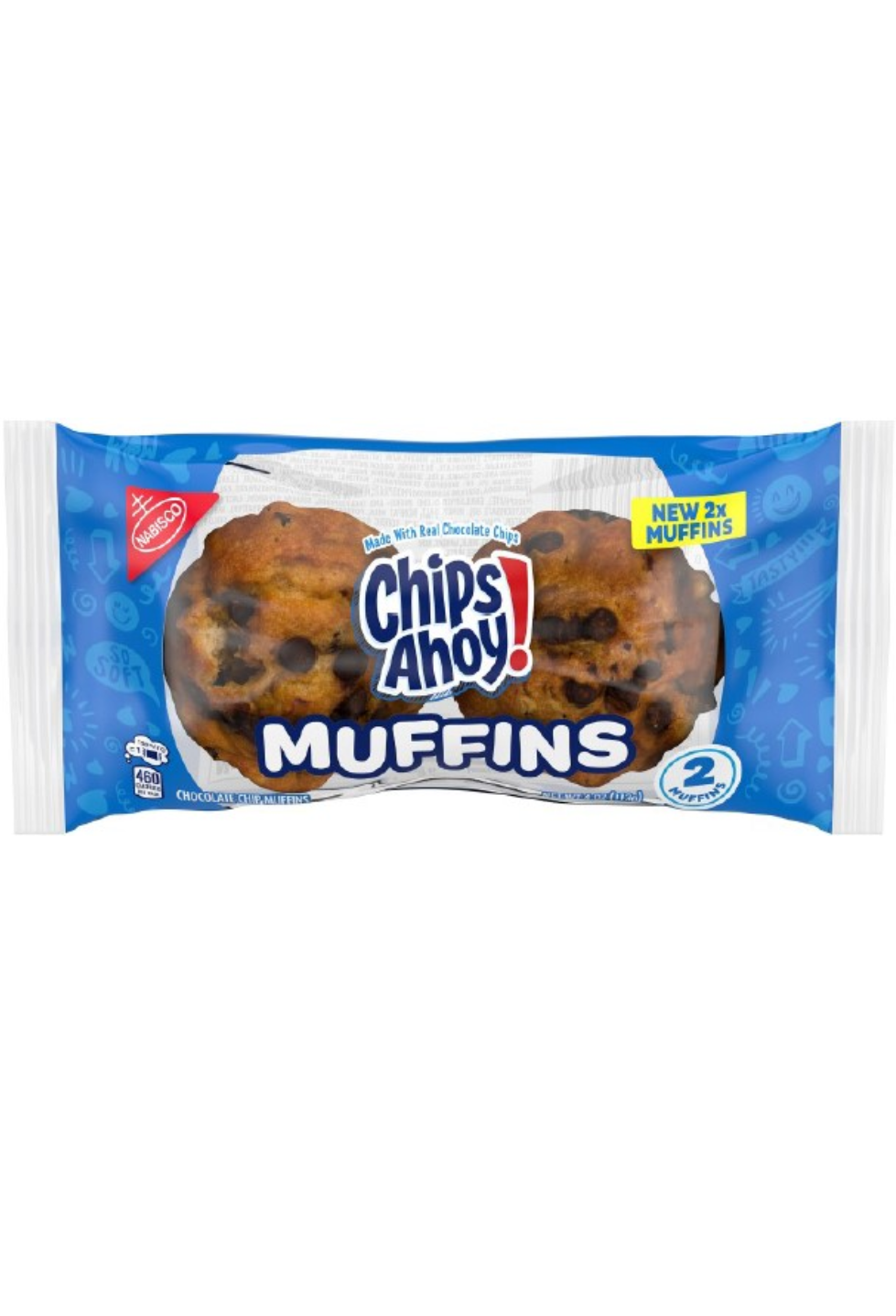 CHIPS AHOY MUFFIN ORG 2PK 4-4Z !