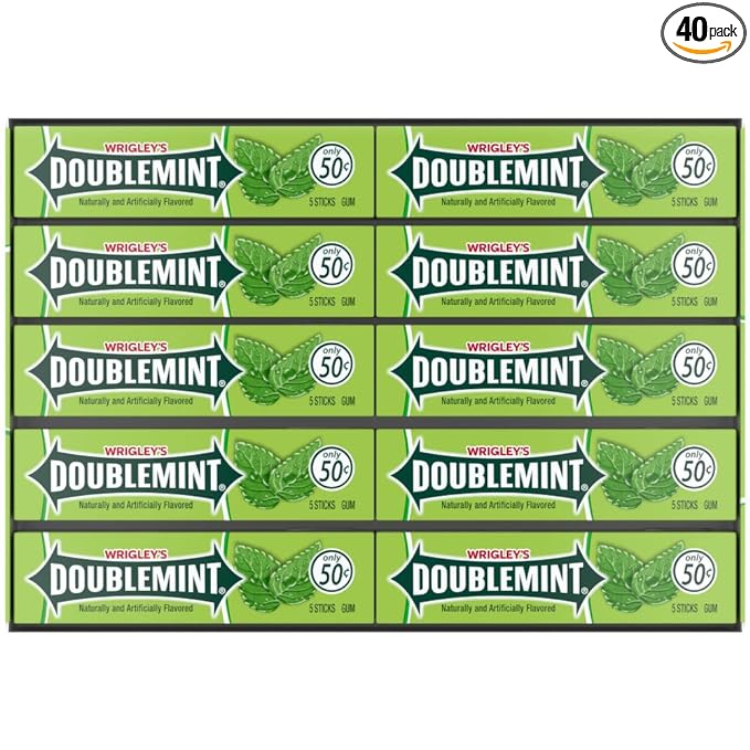 Wrigley's™ DoubleMint  Chewing Gum 40-5 ($0.50)